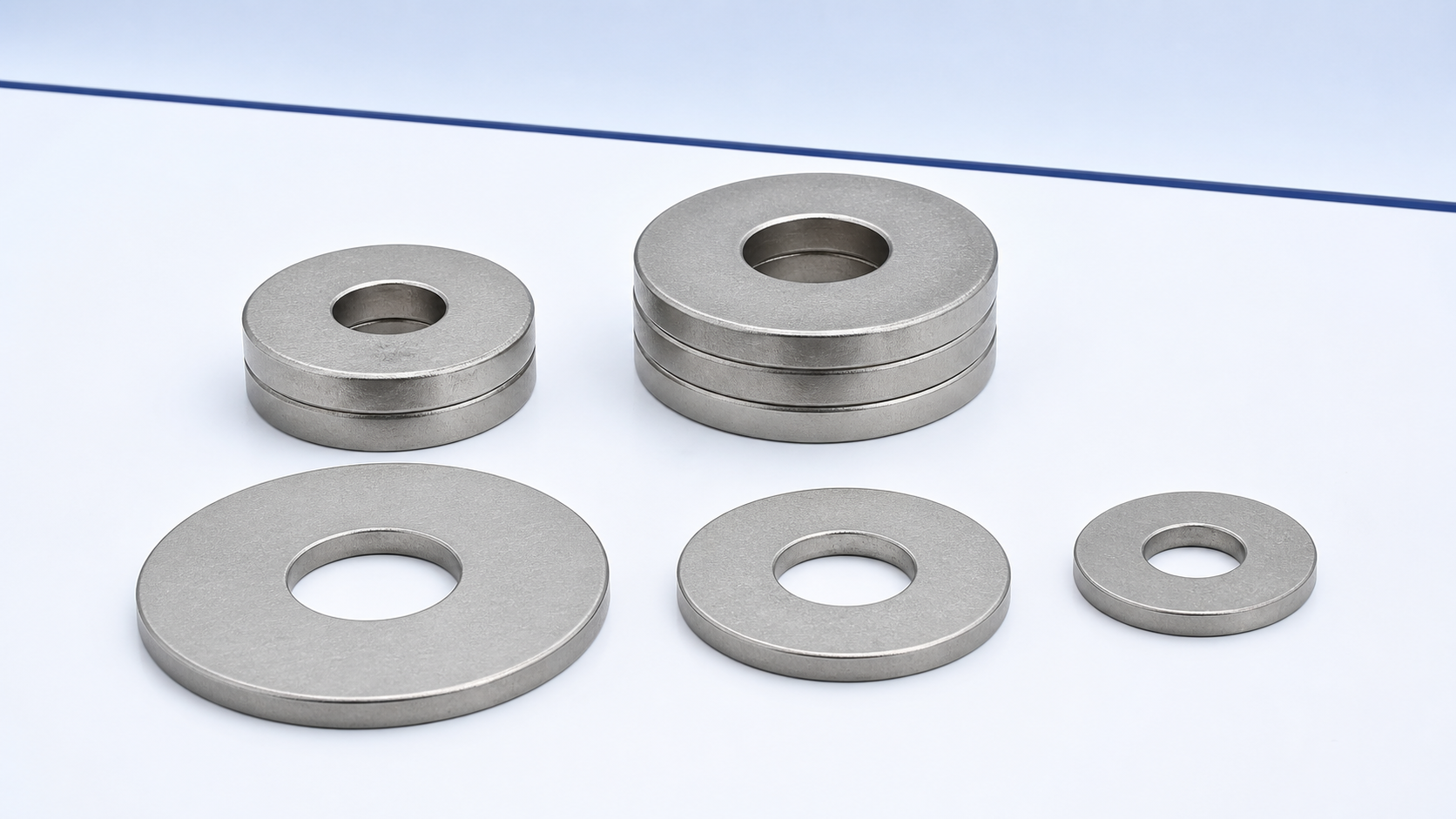 Grade 2 Titanium Flat Washers
