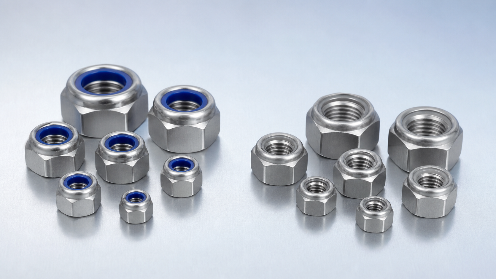 Grade 2 Titanium Lock Nuts