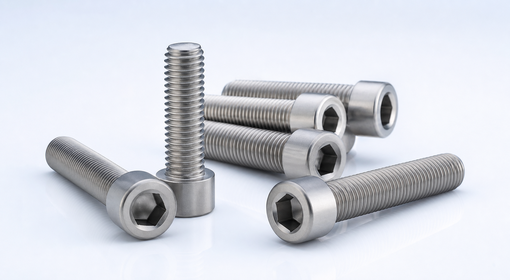 Grade 5 Ti-6Al-4V titanium socket head cap screws