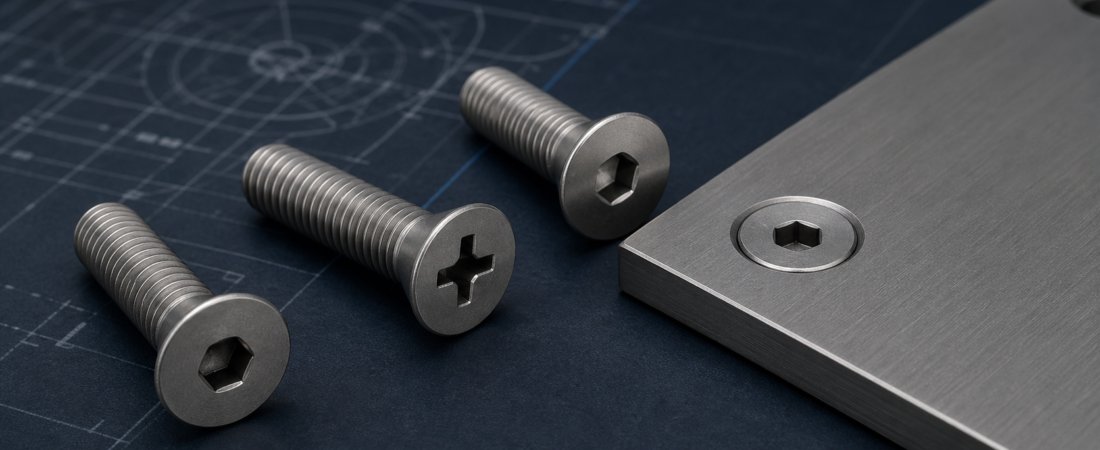 Titanium Countersunk Screws: Dimensions, Head Styles and Applications
