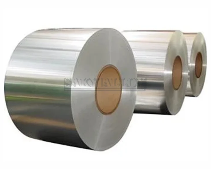Three bright titanium coils with cardboard cores