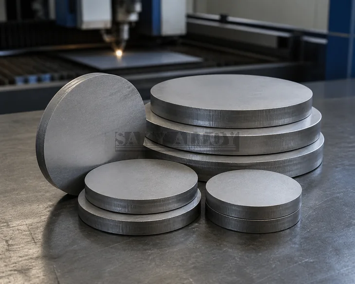 Grade 5 Titanium Circular Blank