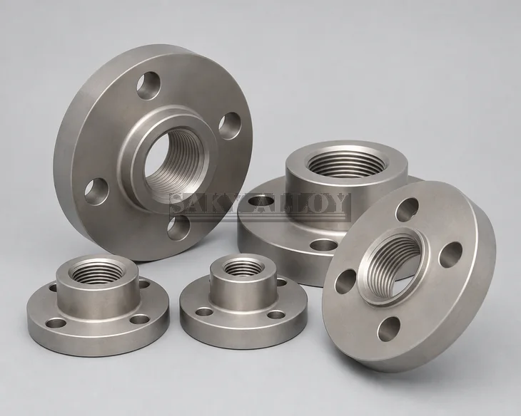 Titanium Threaded Flange