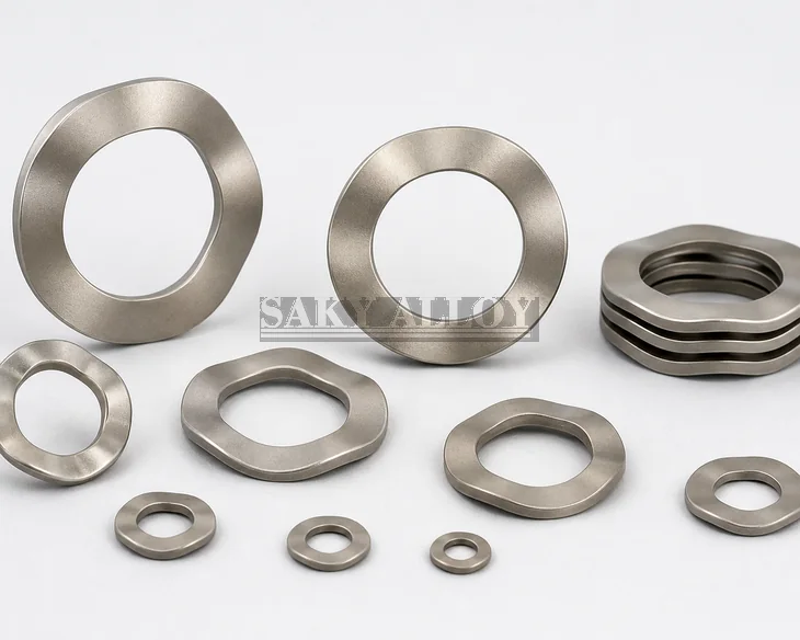 Grade 2 Titanium Wave Washers