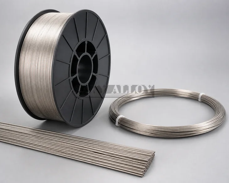 Titanium welding wire spool coil and straight TIG filler rods