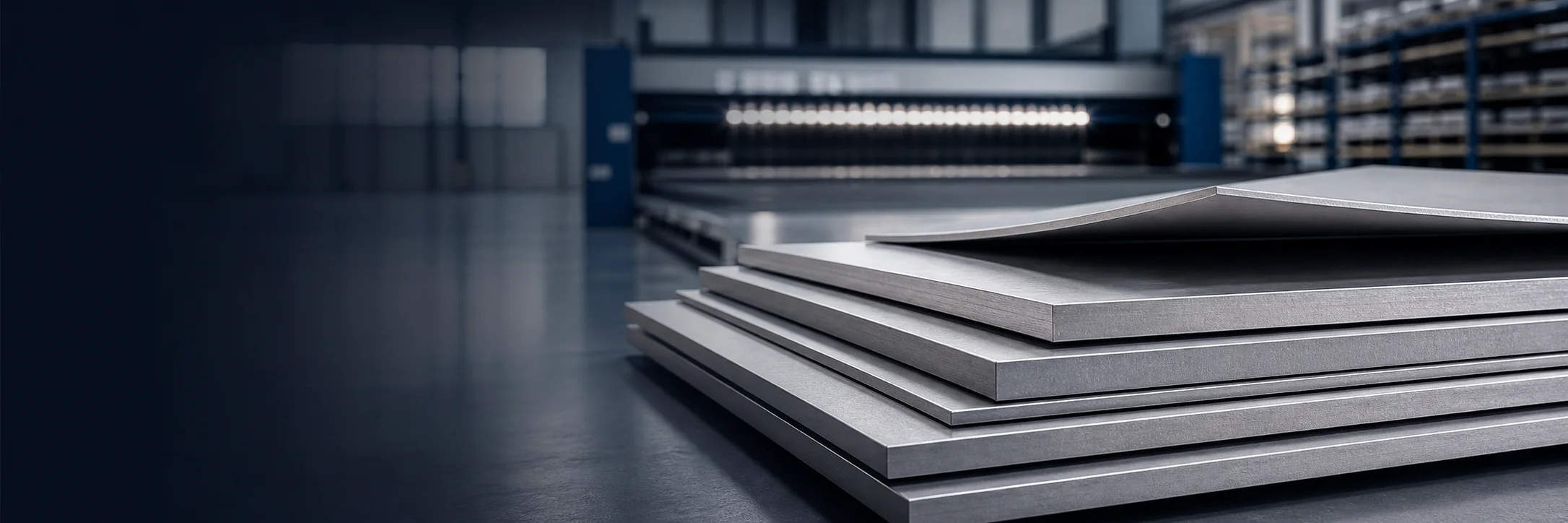 Stacked titanium plate and sheet